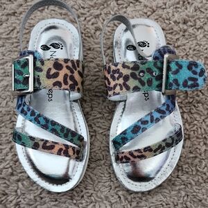 Natural Steps Kids Leopard Print Sandals - Multicolor